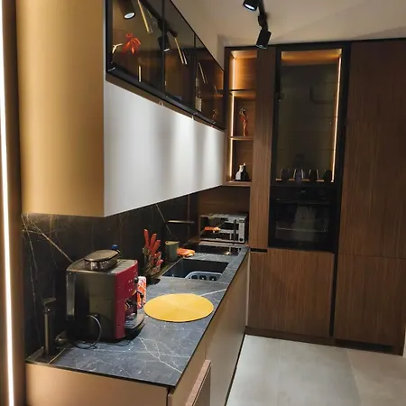 Luxury Panoramic Apartment Free Parking Fireplace Апартаменты