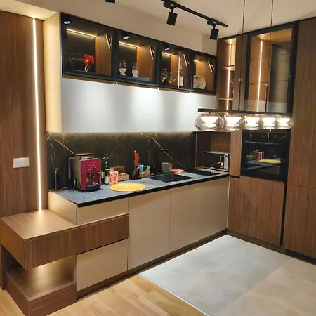 Luxury Panoramic Apartment Free Parking Fireplace * Скопье