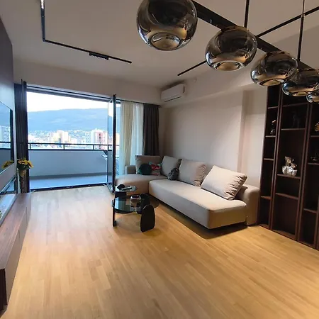 Luxury Panoramic Apartment Free Parking Fireplace *