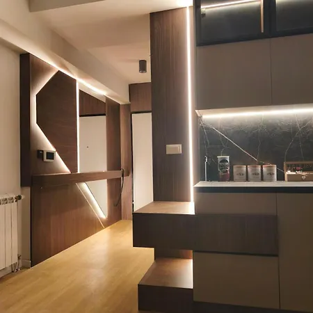 Luxury Panoramic Apartment Free Parking Fireplace * Скопье
