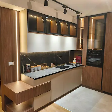 Luxury Panoramic Apartment Free Parking Fireplace